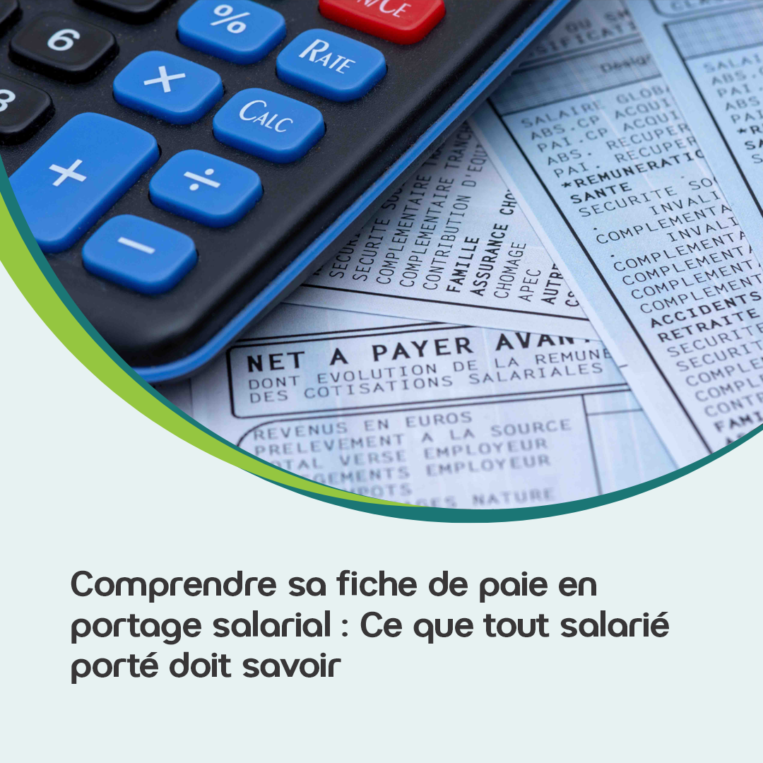 fiche de paie en portage salarial
